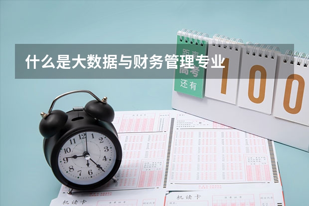 什么是大数据与财务管理专业