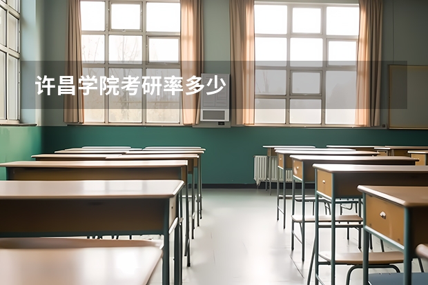 许昌学院考研率多少