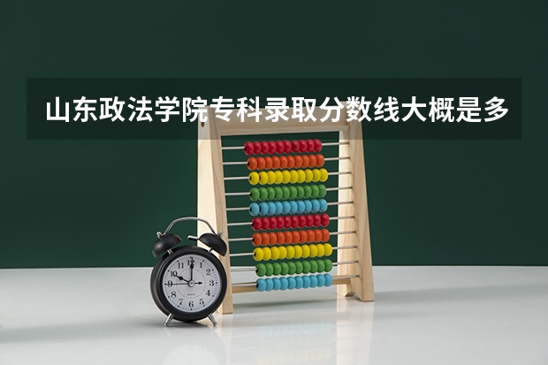 山东政法学院专科录取分数线大概是多少啊