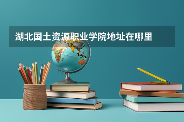 湖北国土资源职业学院地址在哪里