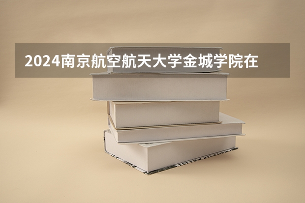 2024南京航空航天大学金城学院在北京高考专业招生计划人数